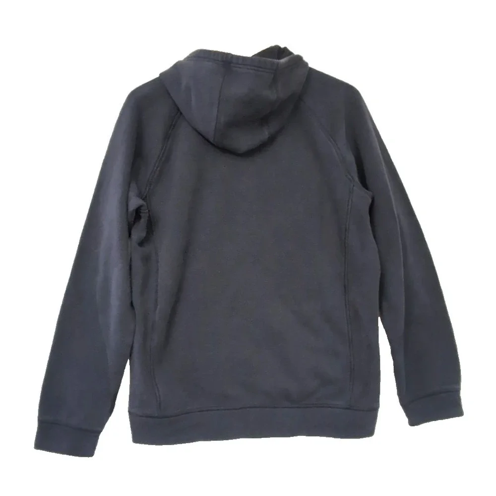 Adidas Hoodie Sweatshirt Mens M Black White Logo Athletic‎ Casual Gym Pullover